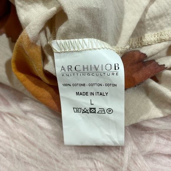 Archiviob Italy Knitting Club Watercolor Graphic Muscle Tank - Picture 2 of 9